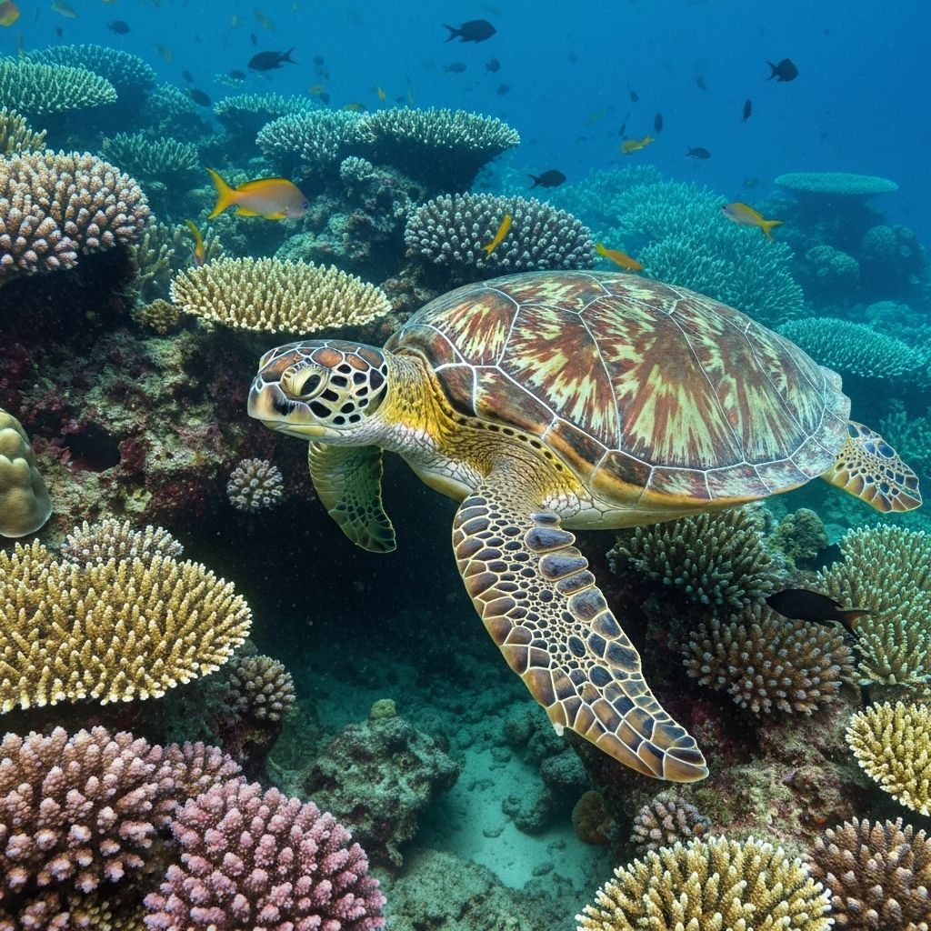 Tortue verte